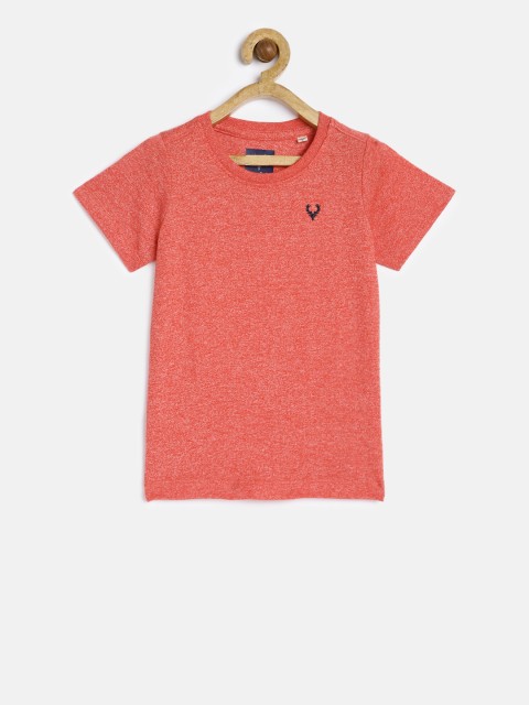 

Allen Solly Junior Boys Red Solid Round Neck T-shirt