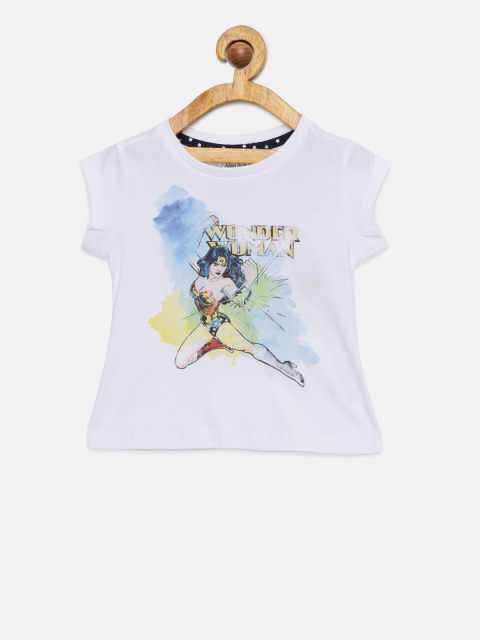 

Allen Solly Junior Girls White Printed T-shirt