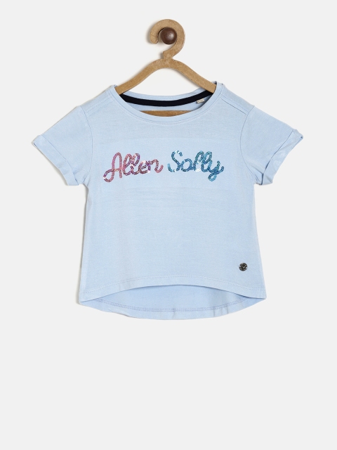 

Allen Solly Junior Girls Blue Round Neck T-shirt