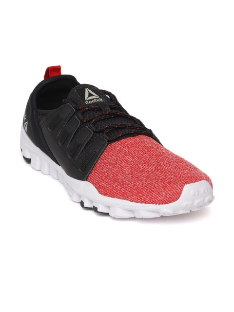 

Reebok Men Red & Black Colourblocked Flex O Fusion LP Running Shoes