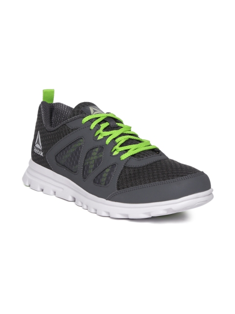 

Reebok Men Charcoal Grey Textured Affect Extreme Running Shoes
