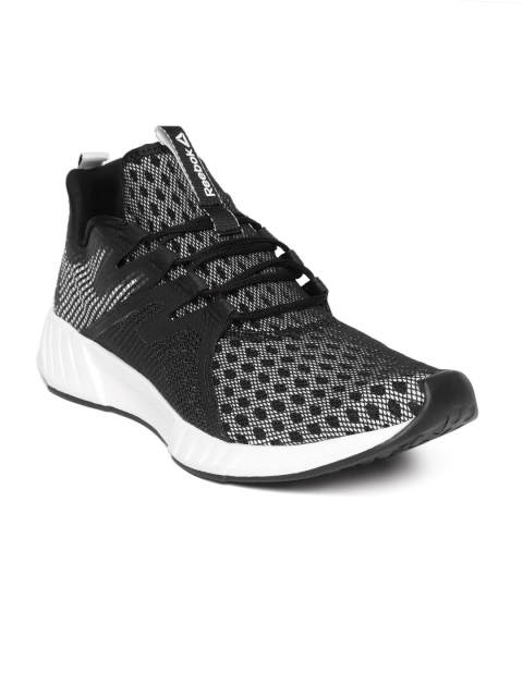 

Reebok Men Black & White Fusium 2.0 Running Shoes