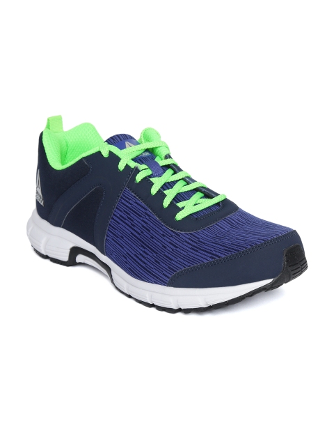 

Reebok Men Blue Woven Design Performance Run Pro LP Running Shoes