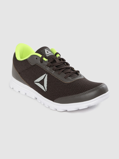

Reebok Men Charcoal Grey Lux LP Running Shoes