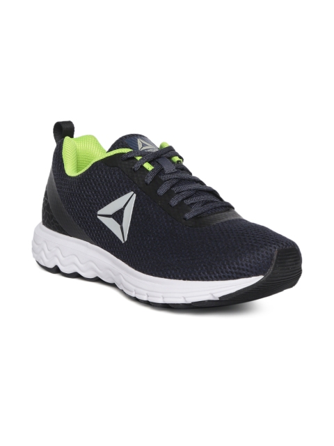 

Reebok Men Navy & Black Zoom Running Shoes, Navy blue