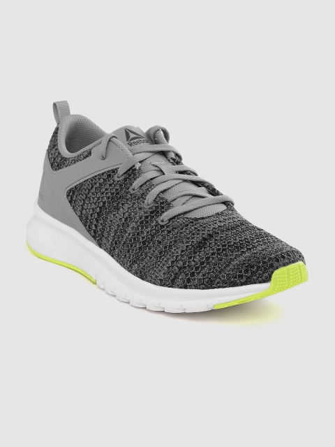 

Reebok Men Grey Print Lux Running Shoes