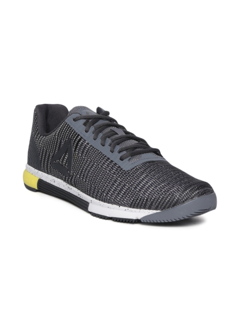 

Reebok Men Charcoal Grey Textured Speed TR Flexweave Training Shoes
