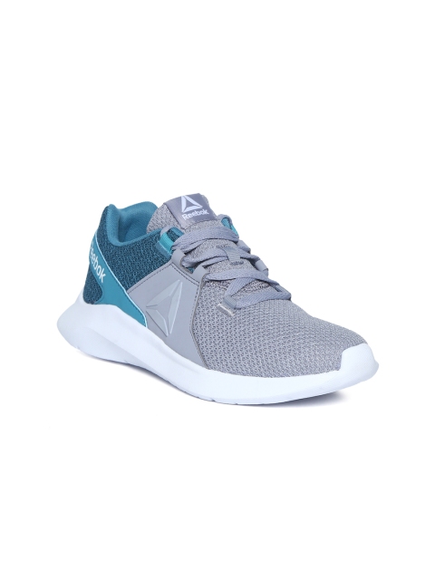 

Reebok Women Grey & Teal Green Colourblocked Energylux Running Shoes