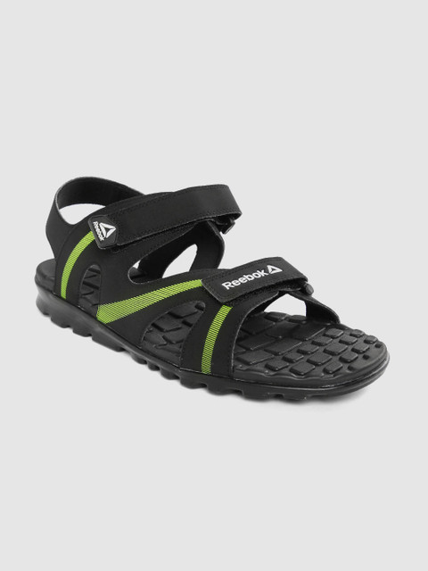 

Reebok Men Black & Green Maze Flex Sports Sandals