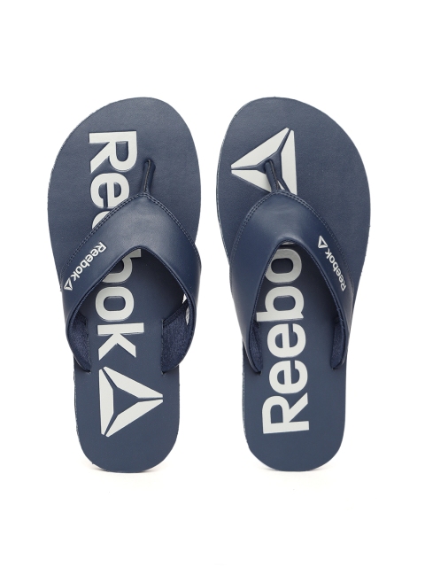 

Reebok Men Navy Blue Printed Thong Flip-Flops