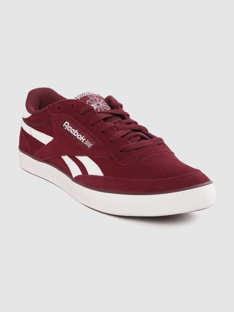 

Reebok Classic Men Burgundy Leather Revenge Plus Sneakers