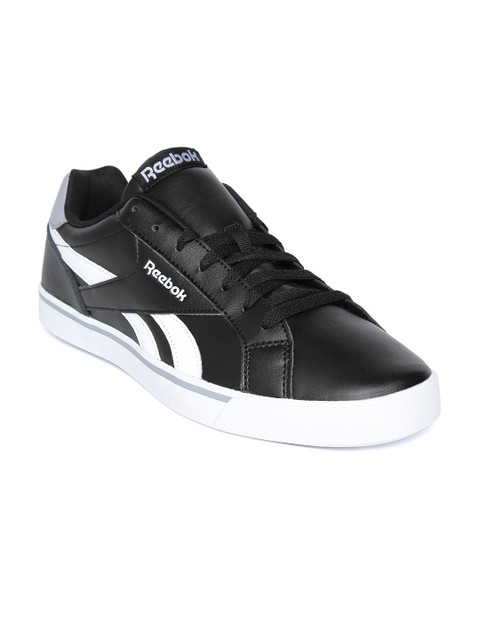 

Reebok Classic Men Black Leather Royal Complete 2 LL Sneakers