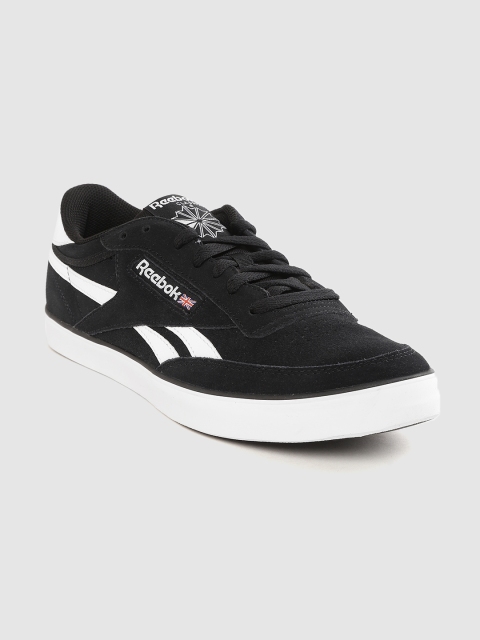 

Reebok Classic Men Black Leather Revenge Plus Sneakers