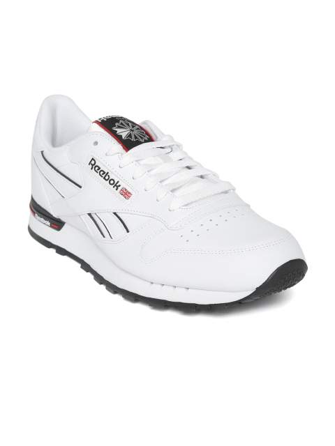 

Reebok Classic Men White Leather MU Sneakers