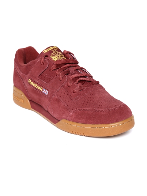 

Reebok Classic Men Red Workout Plus MU Suede Sneakers