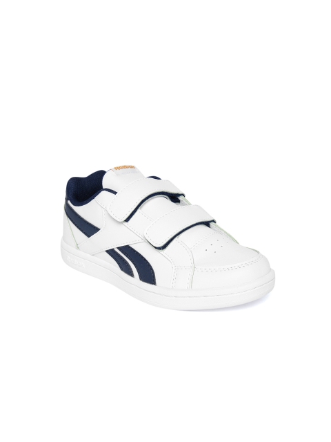 

Reebok Classic Kids White & Navy Blue Royal Prime ALT Sneakers