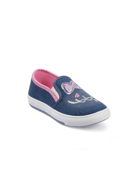 

Kittens Girls Blue Slip-On Sneakers