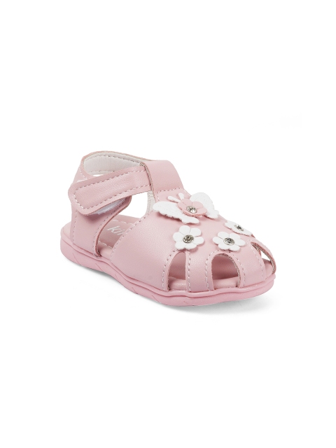 

Kittens Girls Pink Solid Synthetic One Toe Flats