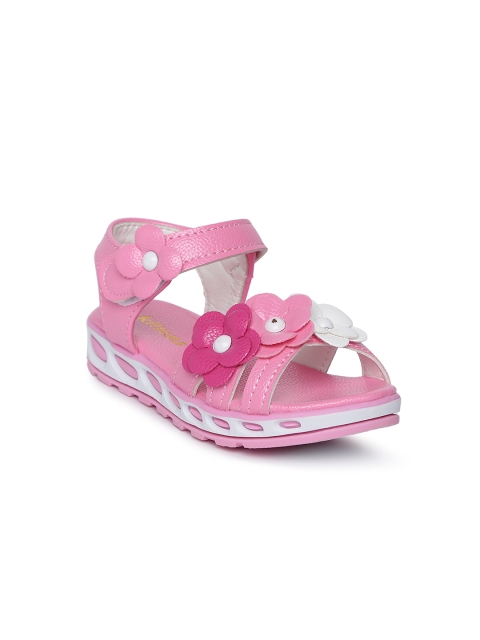 

Kittens Girls Pink Embellished Open Toe Flats