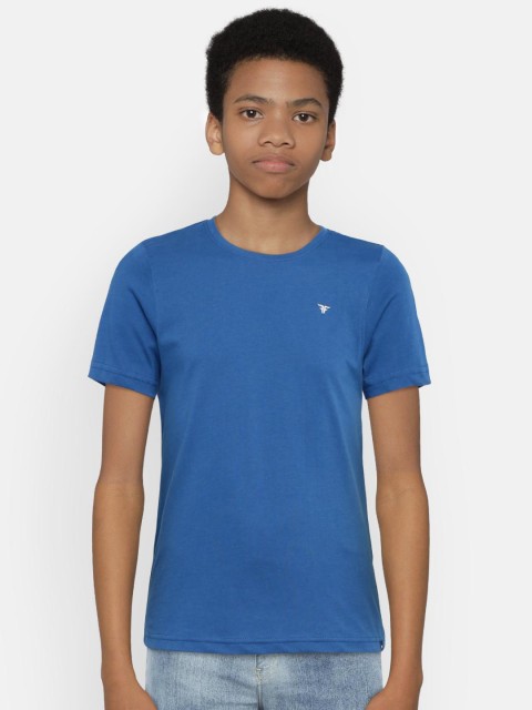 

Fame Forever by Lifestyle Boys Blue Solid Round Neck T-shirt