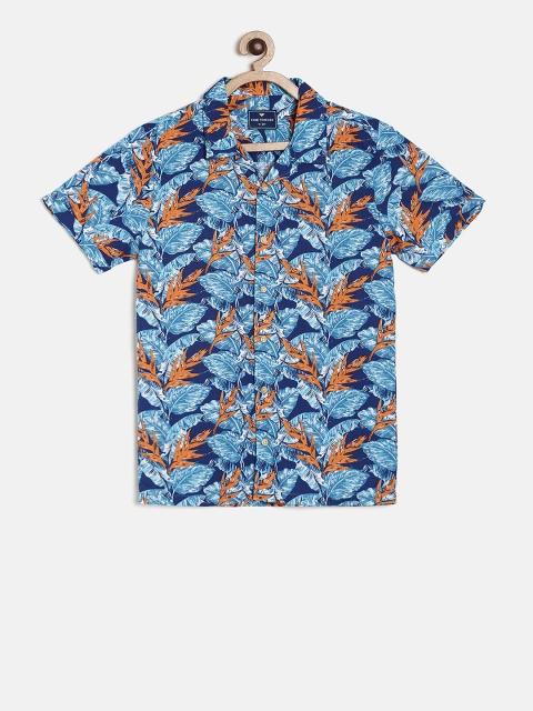 

Fame Forever by Lifestyle Boys Blue Regular Fit Printed Casual Shirt