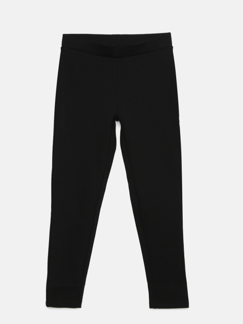 

Bossini Girls Black Solid Leggings