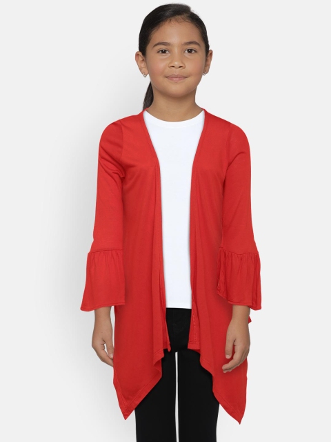 

Fame Forever by Lifestyle Red Solid Waterfall Shrug