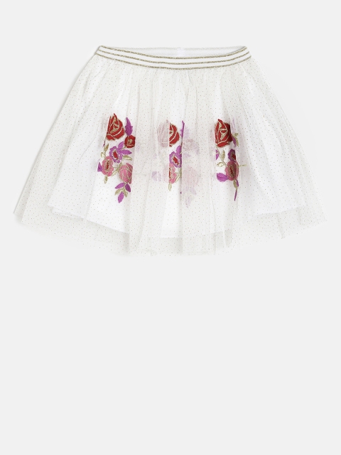 

Fame Forever by Lifestyle Girls White Flared Skirt