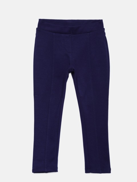 

Fame Forever by Lifestyle Girls Blue Solid Treggings