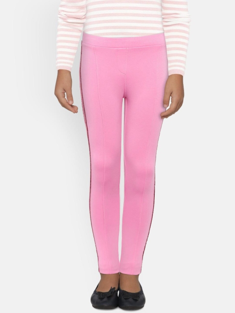 

Fame Forever by Lifestyle Girls Pink Solid Jeggings