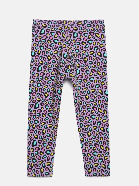 

Juniors by Lifestyle Girls Multicoloured Printed Leggings, Multi