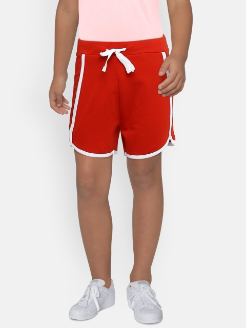 

Fame Forever by Lifestyle Girls Red Solid Regular Fit Regular Shorts