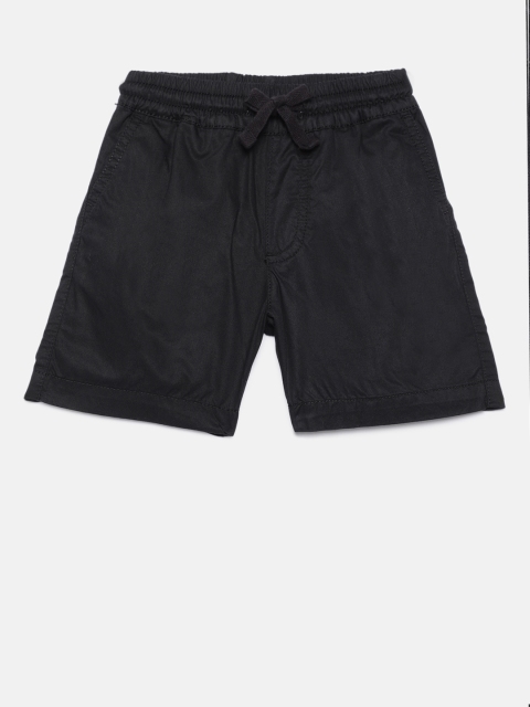 

Fame Forever by Lifestyle Boys Black Solid Regular Shorts