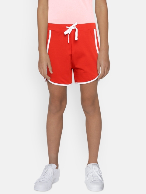 

Fame Forever by Lifestyle Girls Red CORE DOLPHIN Regular Fit Regular Shorts