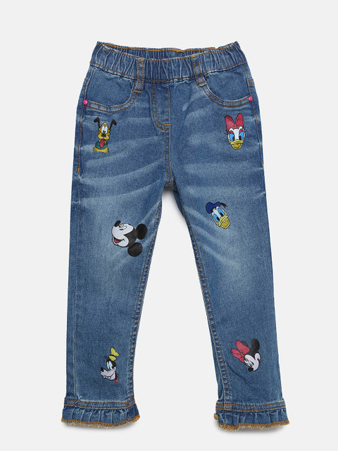 

Juniors by Lifestyle Girls Blue Regular Fit Mid-Rise Clean Look Jeans