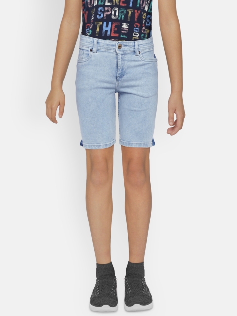 

Fame Forever by Lifestyle Boys Blue Washed Denim Shorts