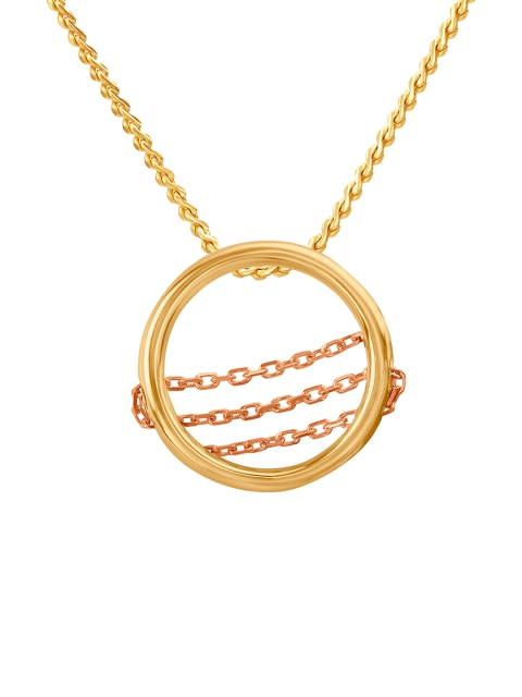 

Mia by Tanishq 14KT Yellow & Rose Gold Pendant