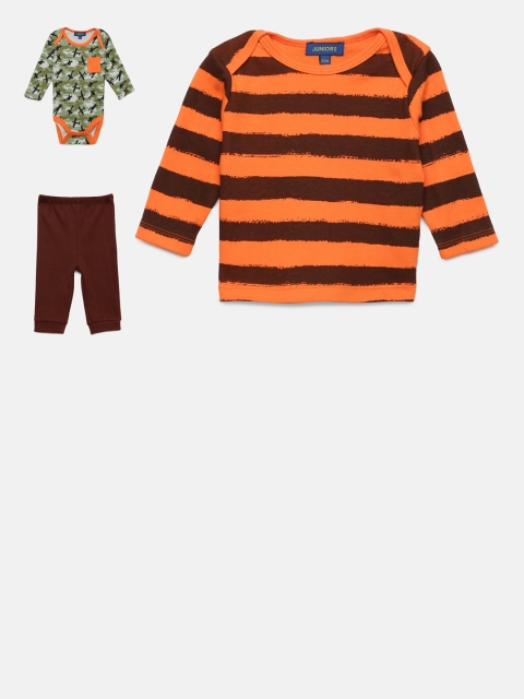 

Juniors by Lifestyle Boys Pack of 3 Clothing Set, Orange