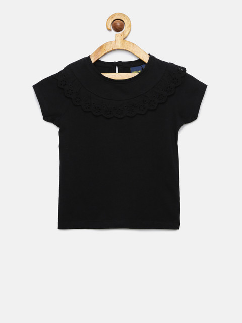

Juniors by Lifestyle Girls Black Solid Top