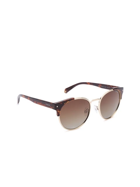 

Polaroid Unisex Cateye Sunglasses 6038/S/X 086 56LA, Brown