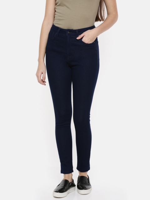 

Pepe Jeans Women Blue Dion Skinny Fit High-Rise Clean Look Stretchable Jeans