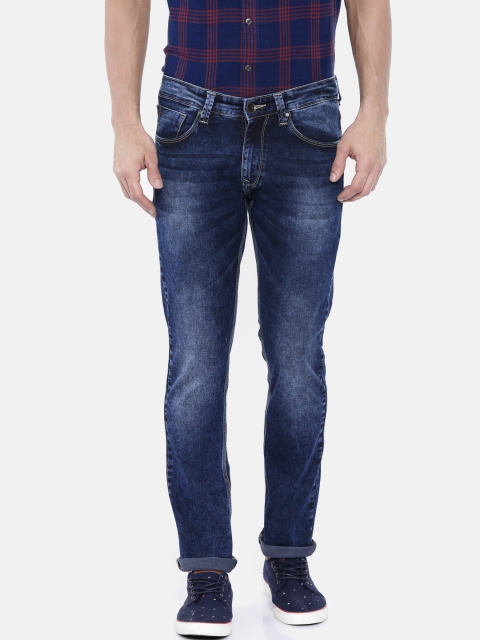 

SPYKAR Men Blue Rovers Slim Fit Low-Rise Clean Look Stretchable Jeans