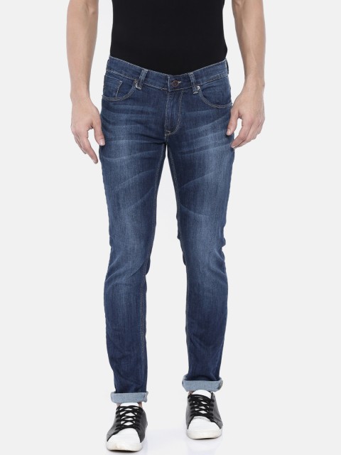 

SPYKAR Men Blue Skinny Fit Low-Rise Clean Look Stretchable Jeans