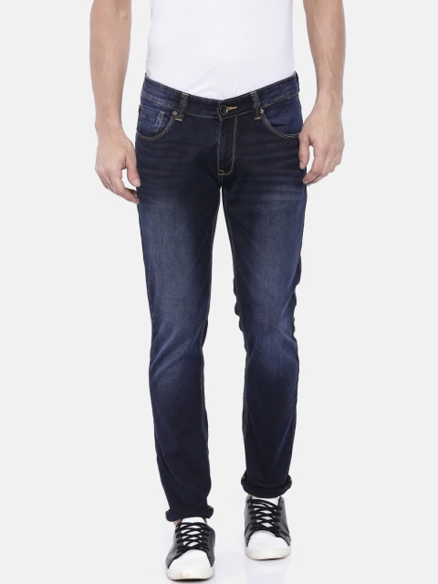 

SPYKAR Men Dark Blue Skinny Fit Low-Rise Clean Look Stretchable Jeans