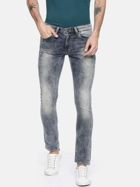 

SPYKAR Men Blue Narrow Skinny Fit Low-Rise Clean Look Stretchable Jeans