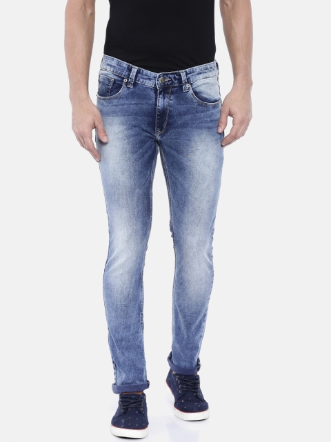 

SPYKAR Men Blue Skinny Fit Low-Rise Clean Look Stretchable Jeans