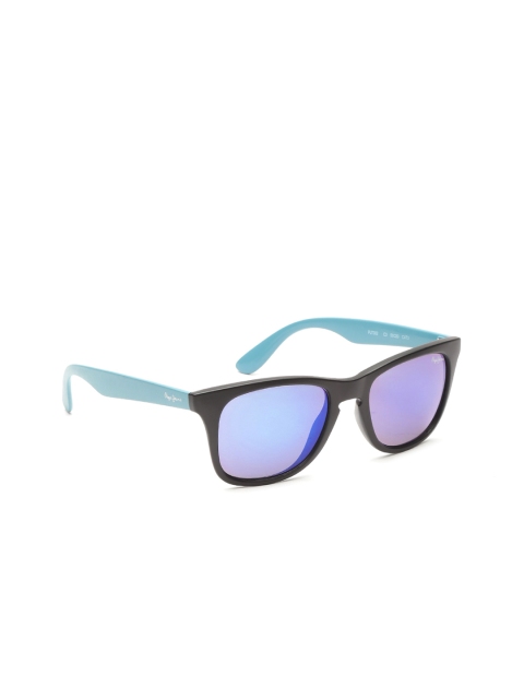

Pepe Unisex UV Protected Wayfarer Sunglasses PJ7302C3, Blue