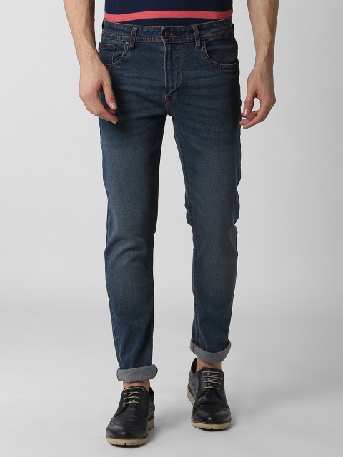 

Peter England Casuals Men Blue Skinny Fit Low-Rise Clean Look Stretchable Jeans