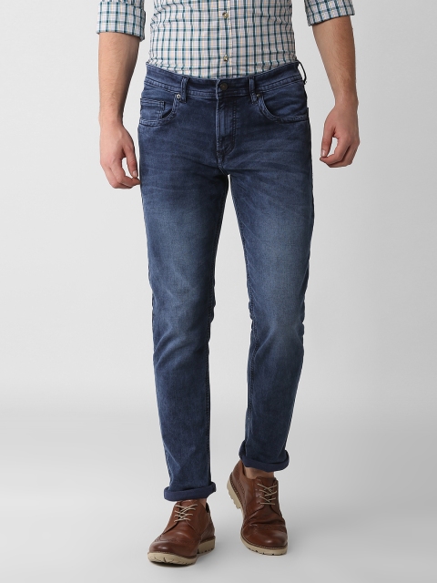 

Peter England Casuals Men Blue Slim Fit Mid-Rise Clean Look Stretchable Jeans