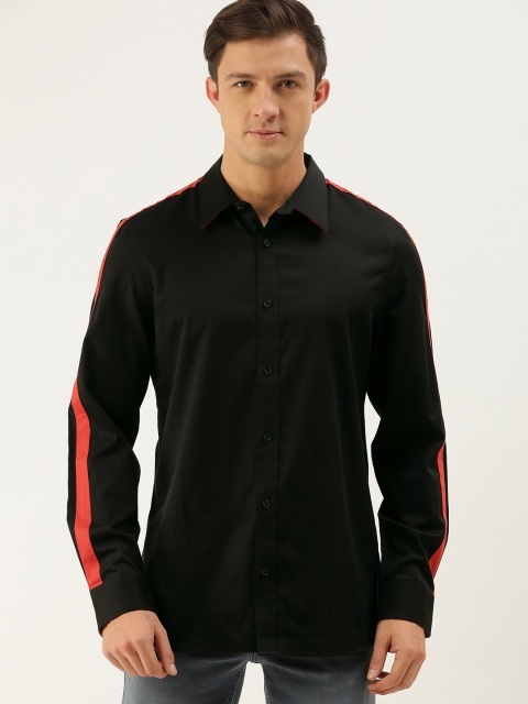 

Calvin Klein Jeans Men Black Slim Fit Casual Shirt
